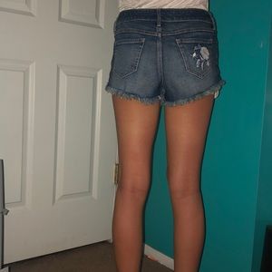Hollister jean shorts